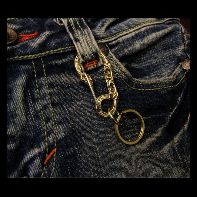 キーホルダー,キーフック,キーリング,真鍮,key,ring,hook,chain