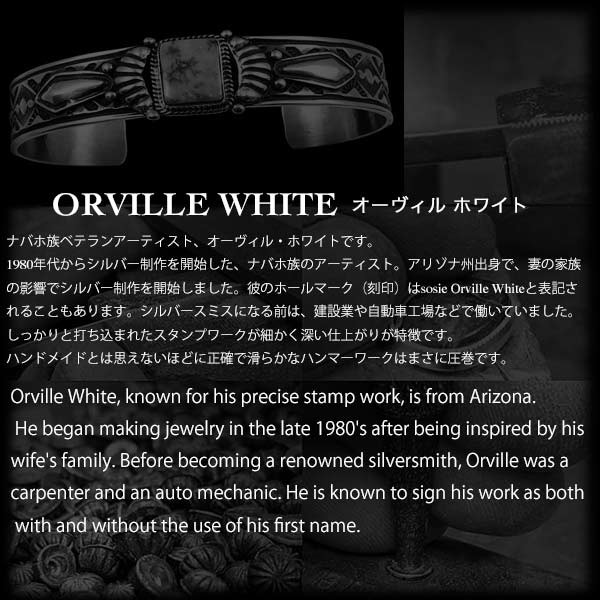 新品 オーヴィル・ホワイト/Orville White リング 25号 アパッチブルー 