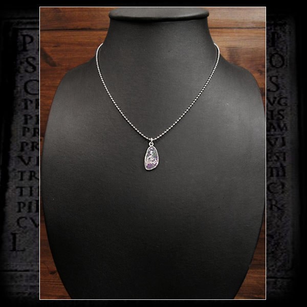 ローマングラス ペンダントトップ ネックレストップ シルバー