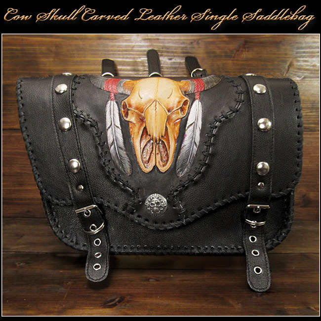 レザーサドルバッグ バッファロースカル カービング バイク ハーレー ツーリング カスタム Id Sb3485 Sb3485 ワイルド ハーツ 通販 Yahoo ショッピング