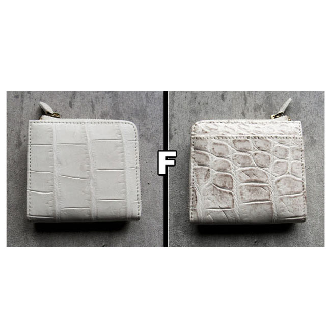 【新品・未使用】ヒマラヤクロコダイル 三つ折り財布　シャムワニ シャムネス レディース／メンズ ヒマラヤ クロコダイル 二つ折り