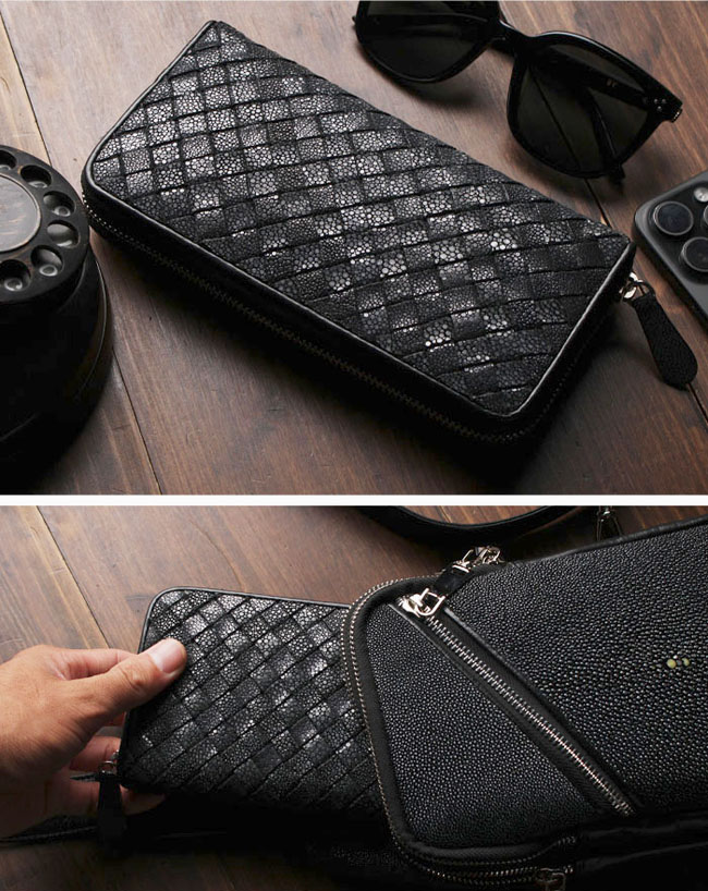 【新品】スタースティングレイ エイ革 長財布 ブラック ラウンドファスナー 本革 Amazon | スタースティングレイ 長財布 黒 エイ革 本革 ラウンド