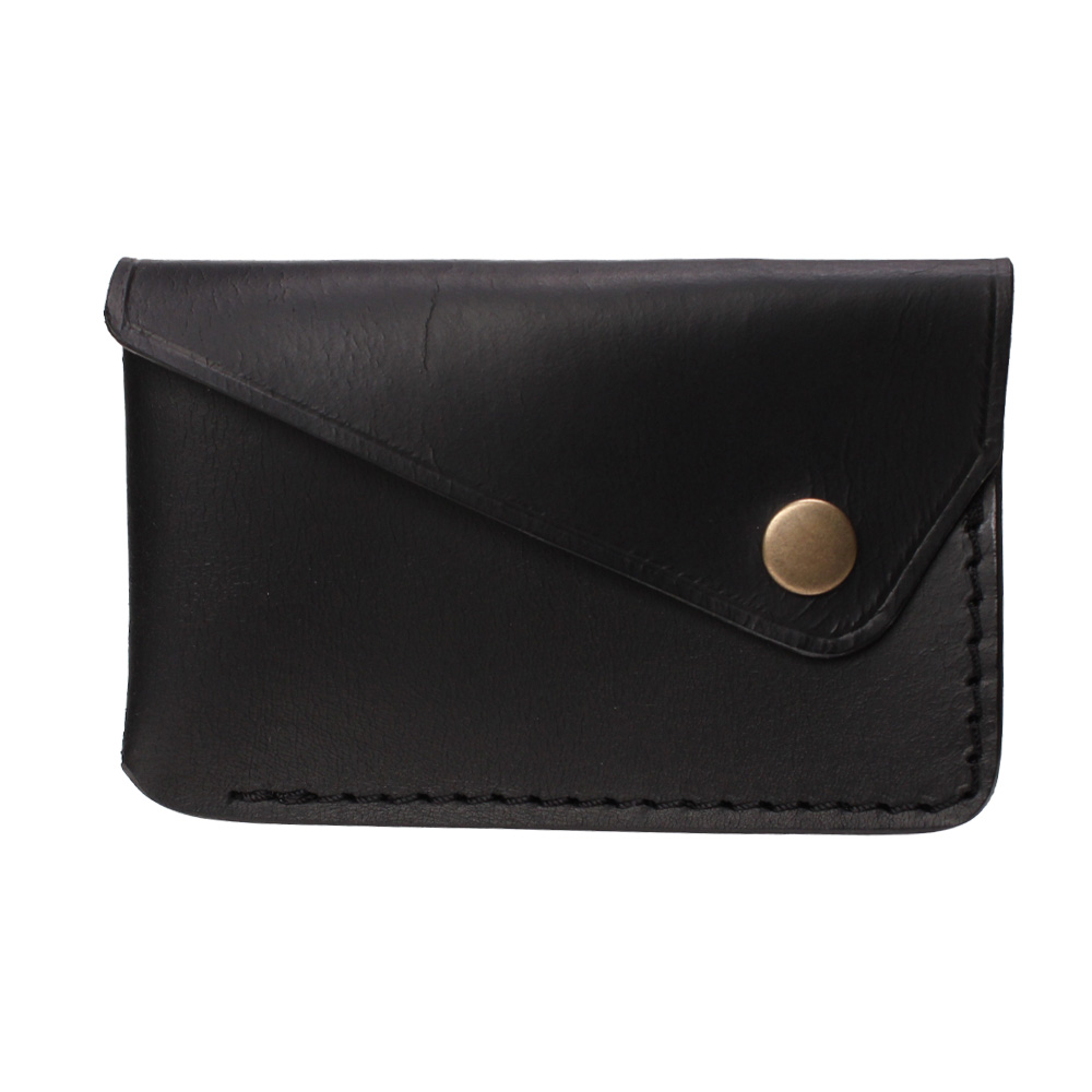 Gravy Leather 総手縫い ヌメ革 ミニウォレット 本革 名刺入れ 薄型 スリム カードケース 名刺入れ レザー 本革 牛革 革 ヌメ革 ミニ