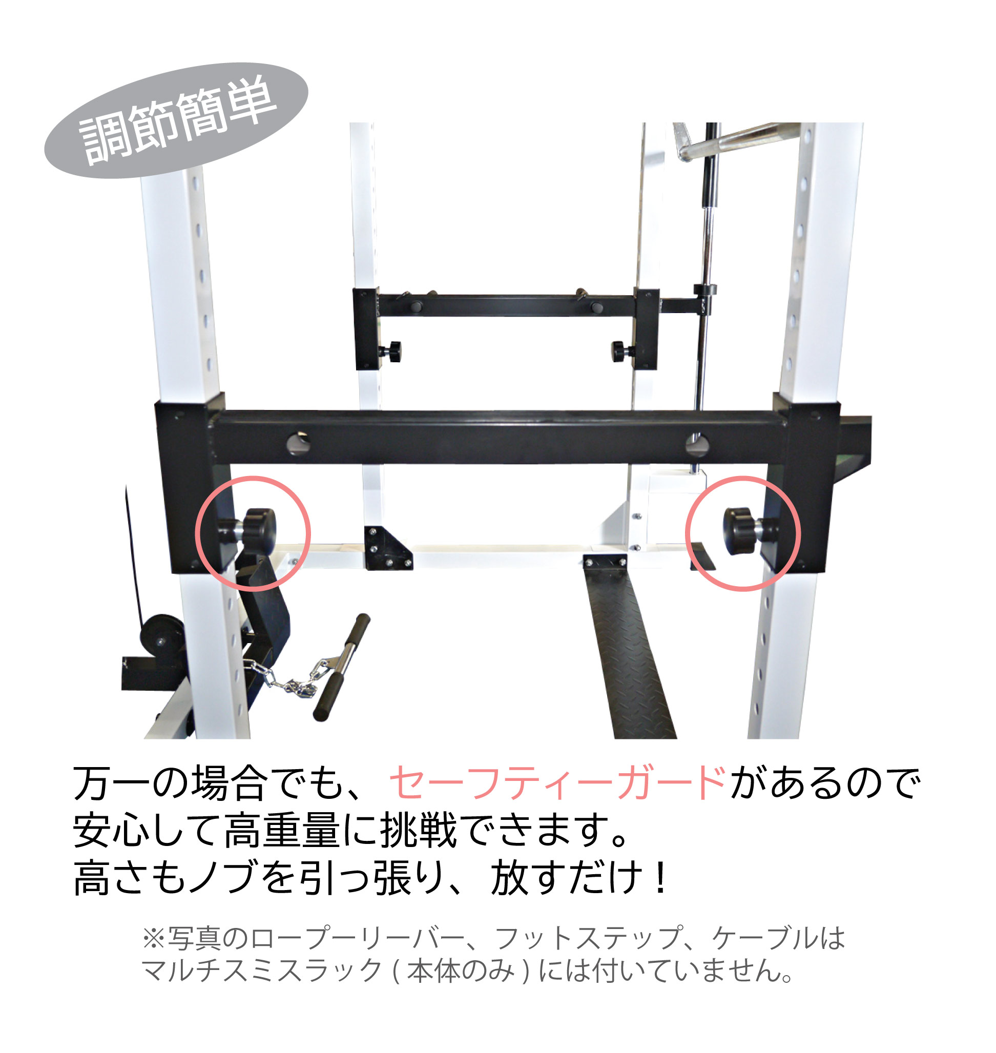 マルチスミスラック-本体のみ (Φ28＆Φ50) / ラック 筋トレ スクワット トレーニングマシン スミスマシン ベンチプレス パワーラック  送料無料 : 2014 : ワイルドフィット - 通販 - Yahoo!ショッピング