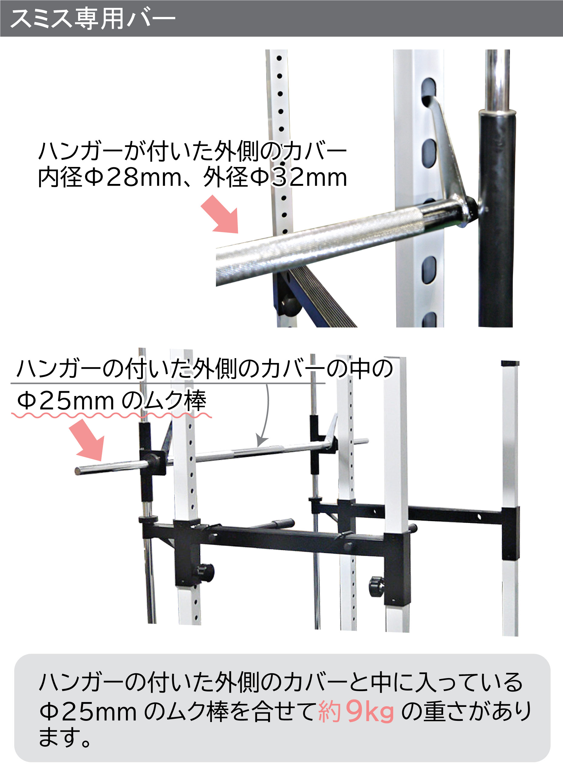 マルチスミスラック ラットプル付き フリーウエイト / スミスマシン ラットプル トレーニング器具 筋トレ スクワット WILD FIT 爆買 関連画像4