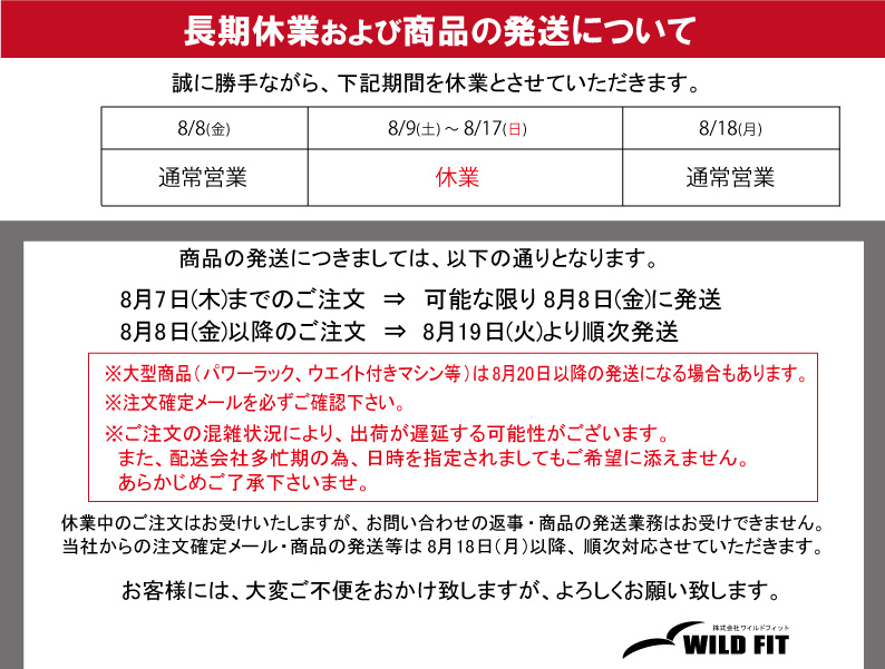 WILD FIT 黒ラバー プレート 10kg (2枚) 《返品・交換不可