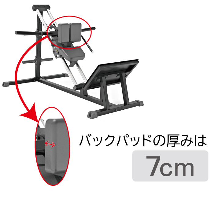 ハックスクワット / トレーニング器具 ジム 自宅 業務用 トレーニング