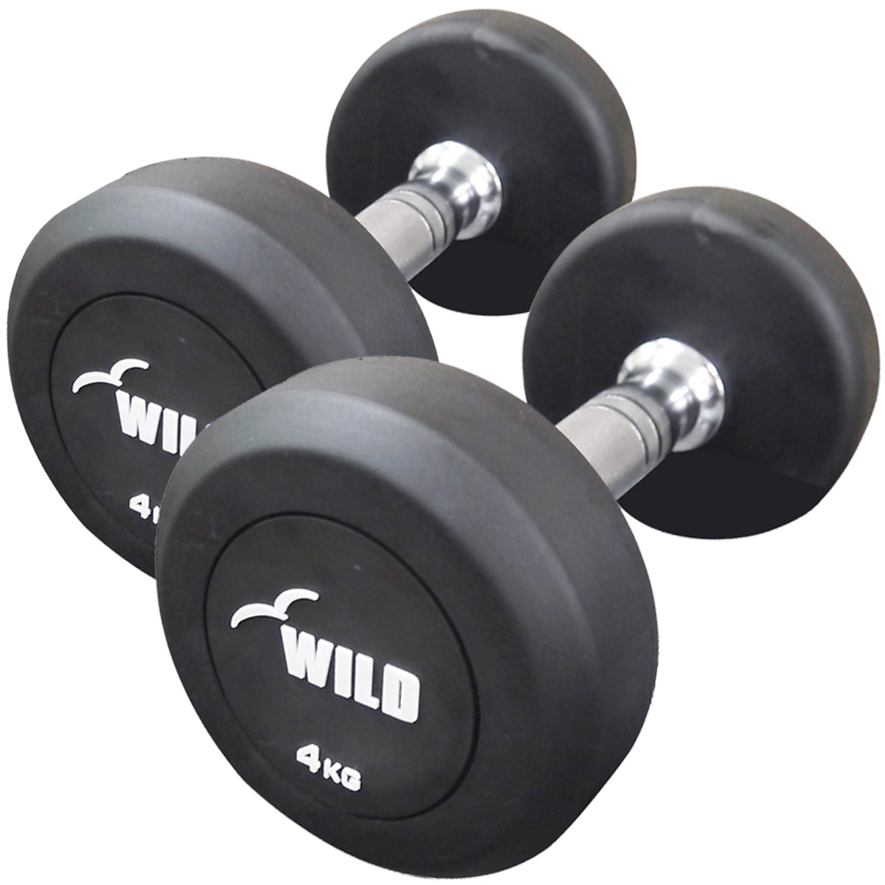送料込！筋トレセット WILD FIT（ワイルドフィット） 固定式 ダンベル 4kg WF 2本セット / 筋