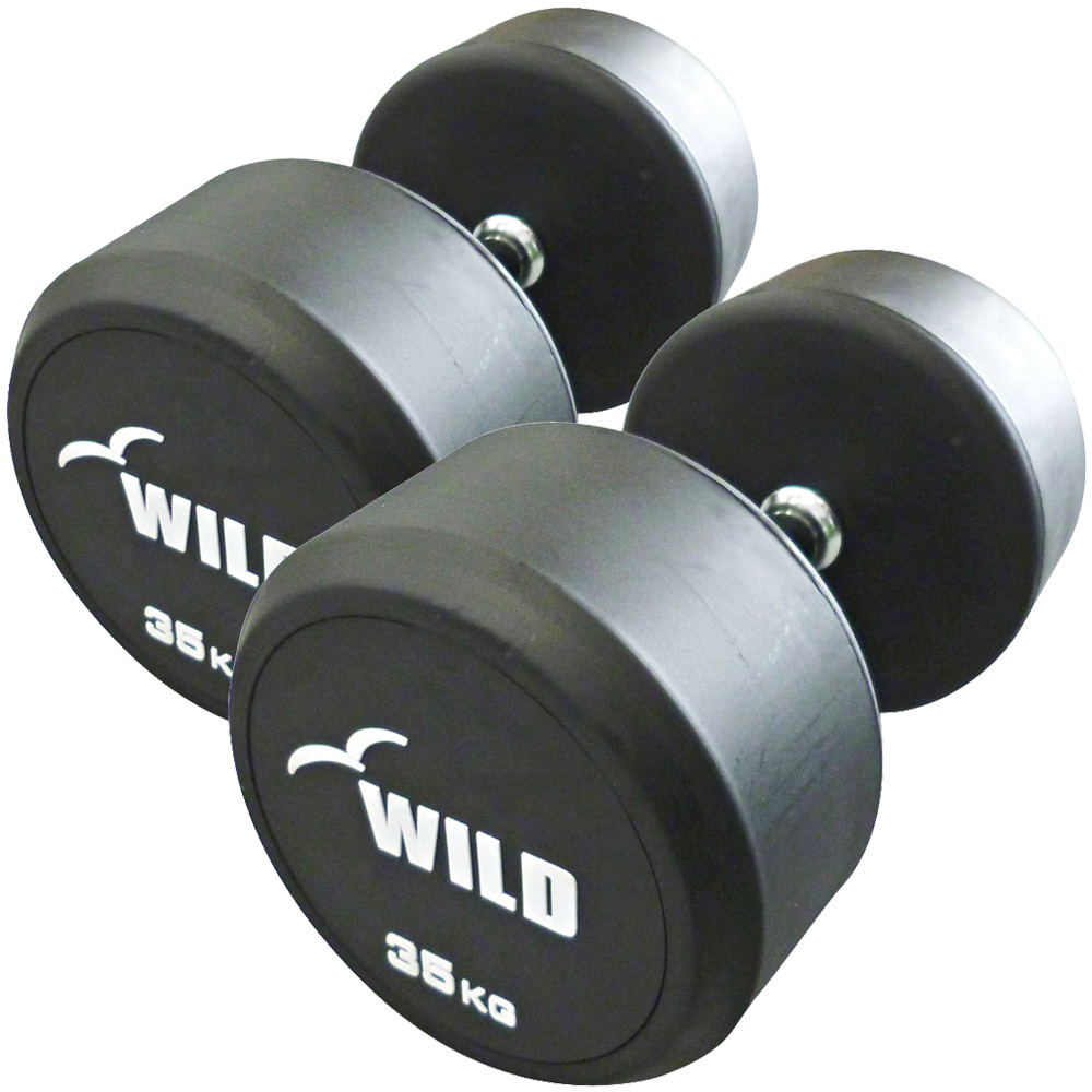 固定式ダンベルセット　35kg WILD FIT（ワイルドフィット） 固定式 ダンベル 35kg WF 2本セット