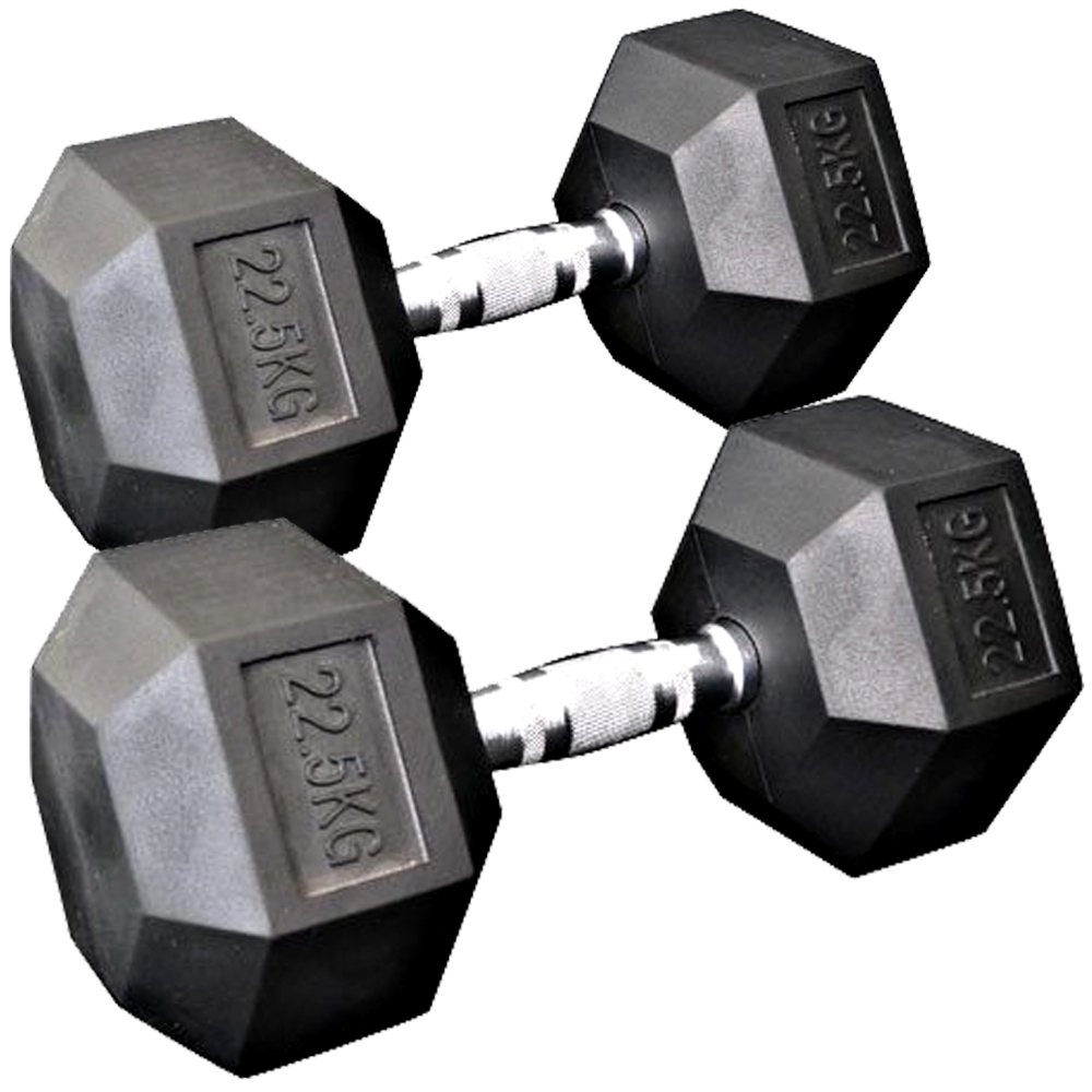 WILD FIT（ワイルドフィット） 固定式 六角ダンベル 22.5kg 2本セット