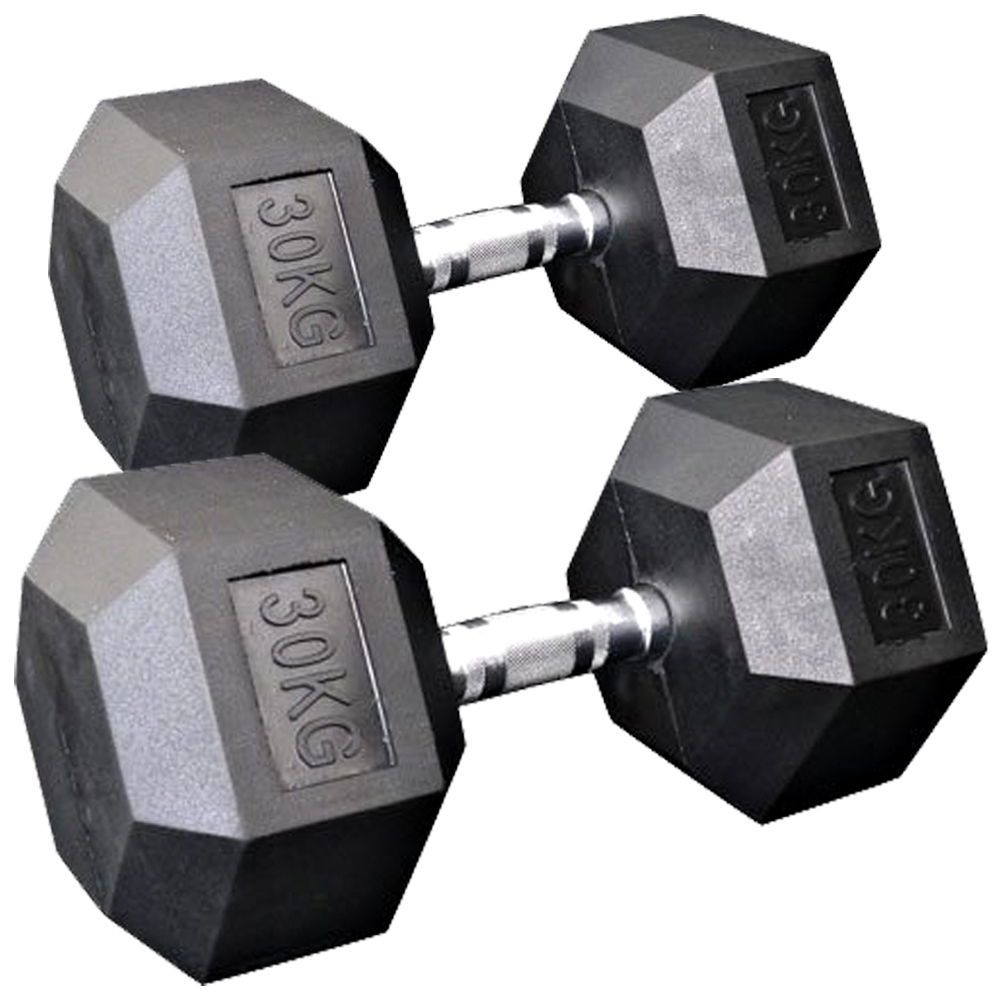 WILD FIT（ワイルドフィット） 固定式 六角ダンベル 30kg 2本セット