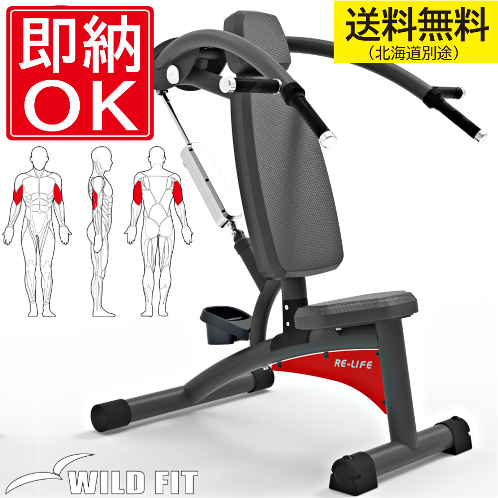 WILD FIT オーバーヘッドプレス・プルダウン (油圧式) / 油圧
