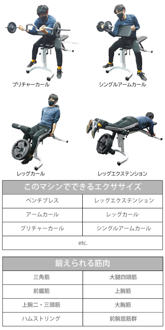 インクラインデクラインベンチ / ワイルドフィット ベンチプレス インクラインベンチ 筋トレ トレーニングベンチ 腹筋 背筋 ダンベル 送料無料  :Y001:ワイルドフィット - 通販 - Yahoo!ショッピング