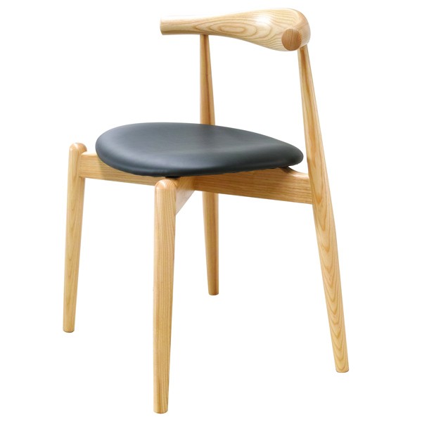 ダイニングチェア 椅子 2脚セット Arc Chair アークチェア 木製 エルボーレスト 肘置き 付き 北米産ホワイトアッシュ材使用