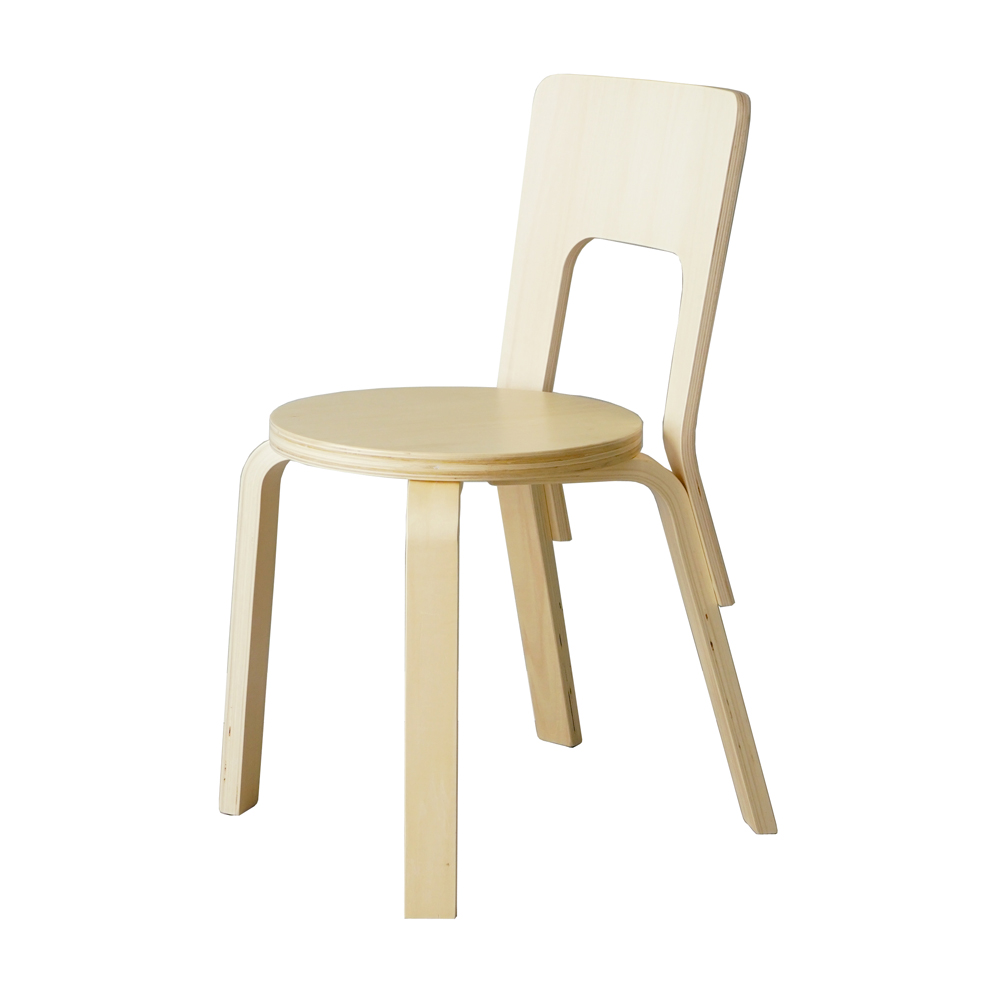 AALTO CHAIR66 リプロダクト 北欧デザイン ダイニングチェア 木製 椅子