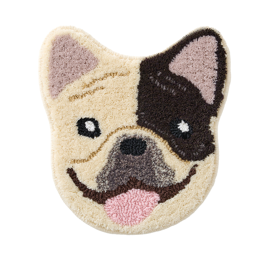 フレンチブルドッグ柄（カーペット、ラグ、マット） | 家具