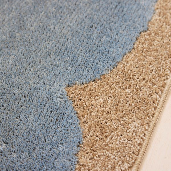 キッチンマット オダンゴマット 45×240cm 洗える 防ダニ 滑り止め 床暖房 ホットカーペット 対応 韓国インテリア おしゃれ アートラグ 北欧 日本製 スミノエの画像