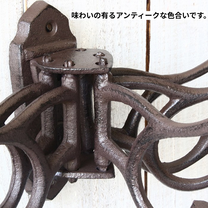 壁掛けフック 金具 アンティーク フック ウォールフック 壁掛け 壁