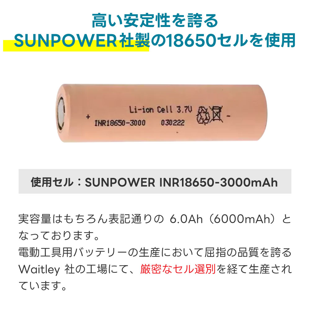 マキタ互換バッテリーの商品一覧 通販 - Yahoo!ショッピング