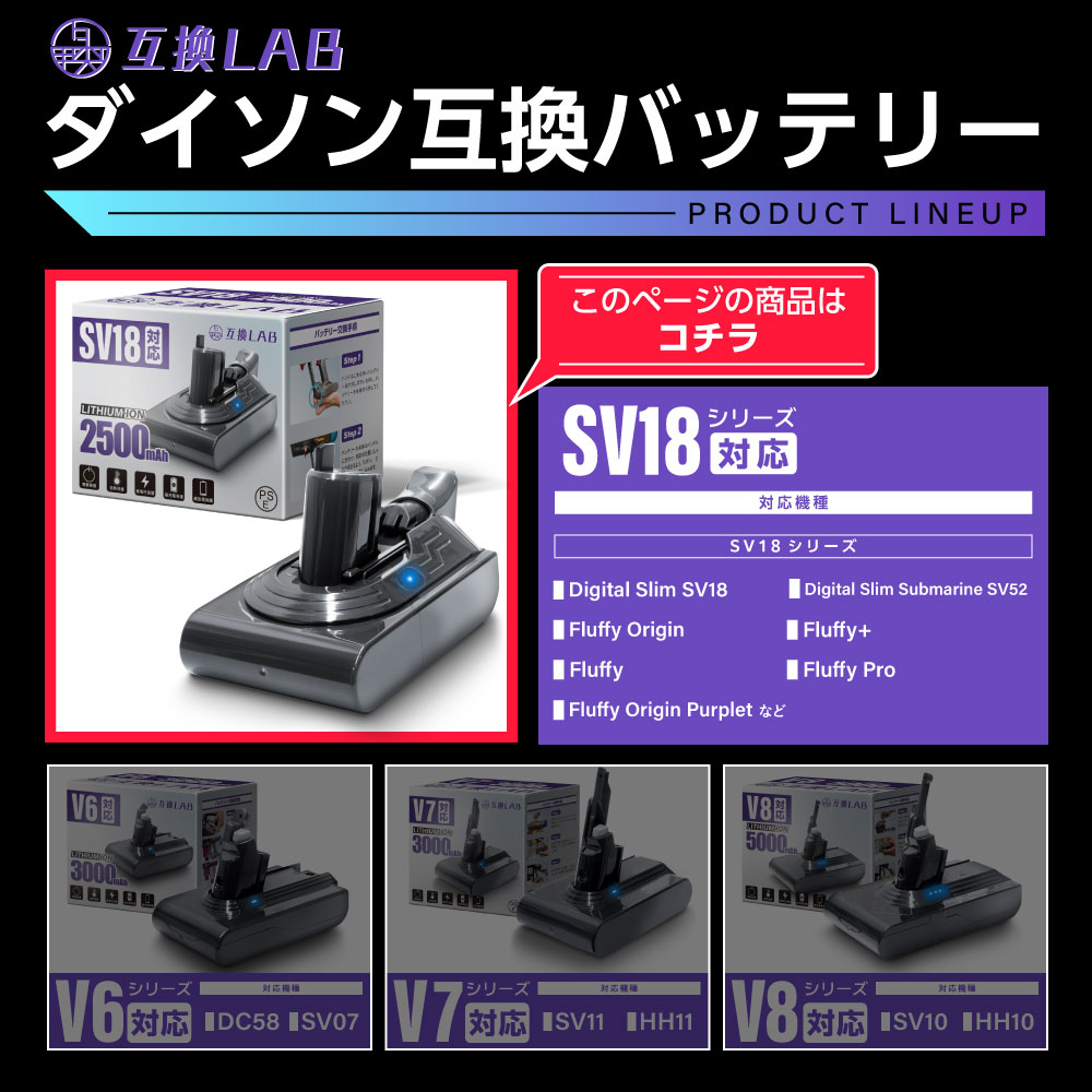 sv18 バッテリーのおすすめ人気商品一覧 通販 - Yahoo!ショッピング