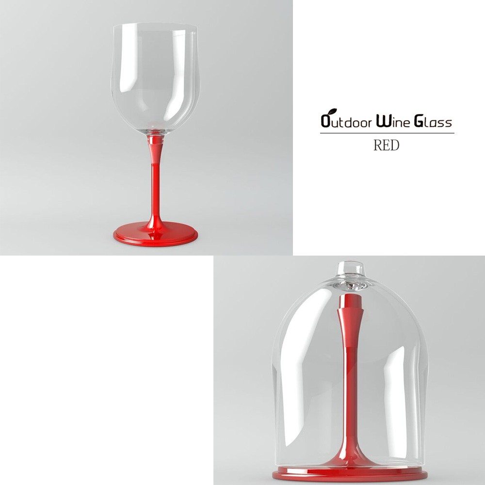 当店正規代理店 直輸入品 アウトドアでも安心 脱着式ワイングラス ペア