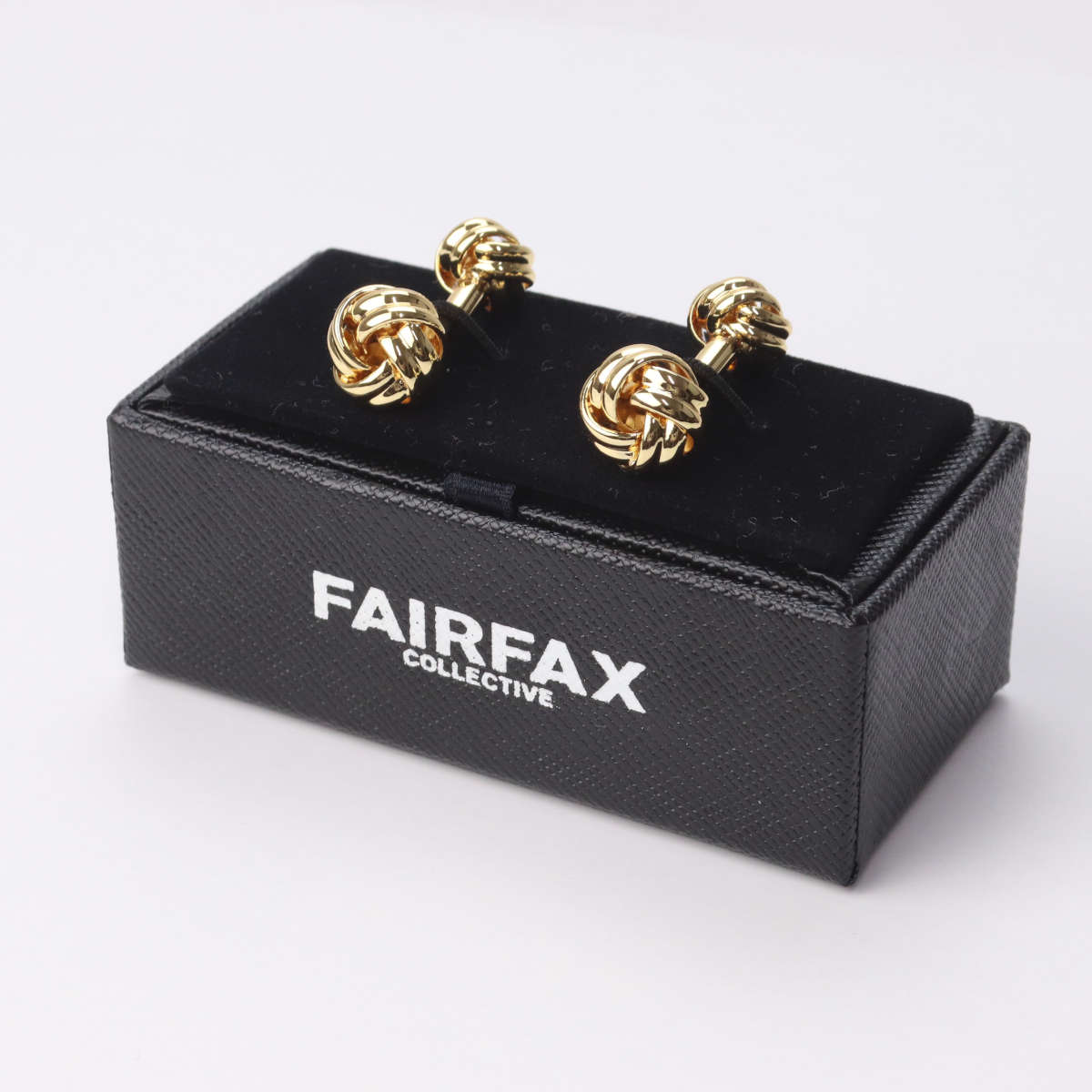 FAIRFAX（フェアファクス） カフスボタン 組紐デザイン ケース付