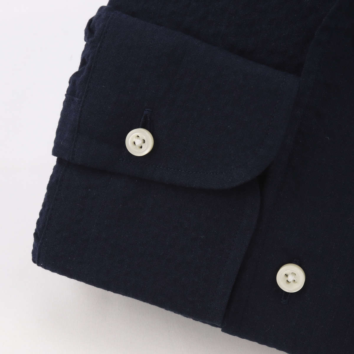 REMILLA ネイビー ボタンシャツ　日本製 ストレッチポプリンシャツ【Made in Japan】 – Mitsumine Online