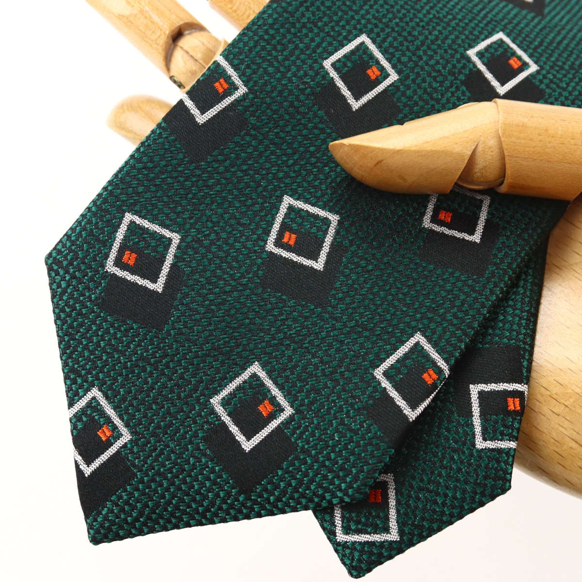 金額変更 ロレックス ネクタイ グリーン ロゴ刺繍入　シルク100% 金額変更 ロレックス ネクタイ グリーン ロゴ刺繍入 シルク100%
