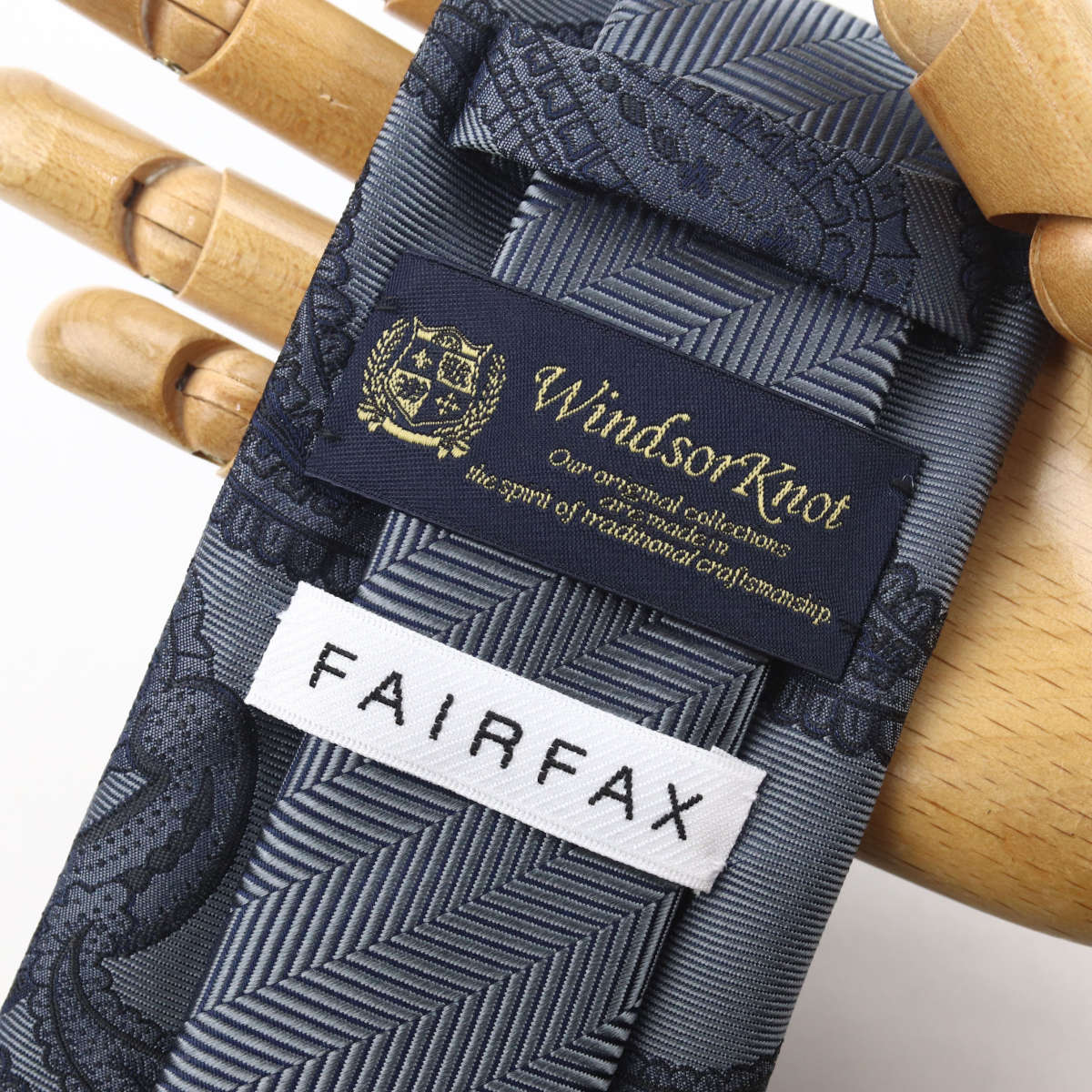 FAIRFAX（フェアファクス） ネクタイ ウィンザーノット ペイズリー