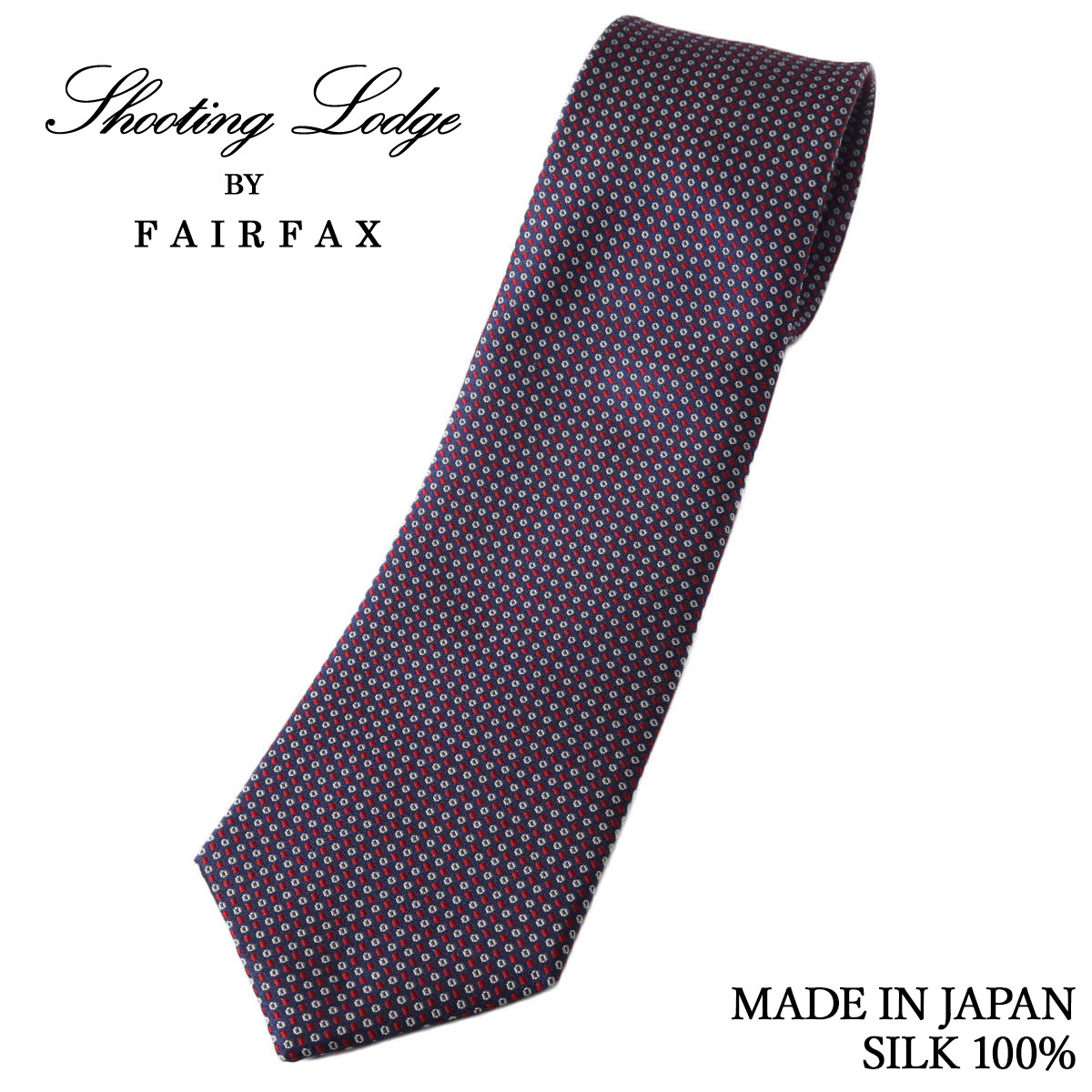FAIRFAX（フェアファクス） ネクタイ ビジネス ブランド マイクロ小紋