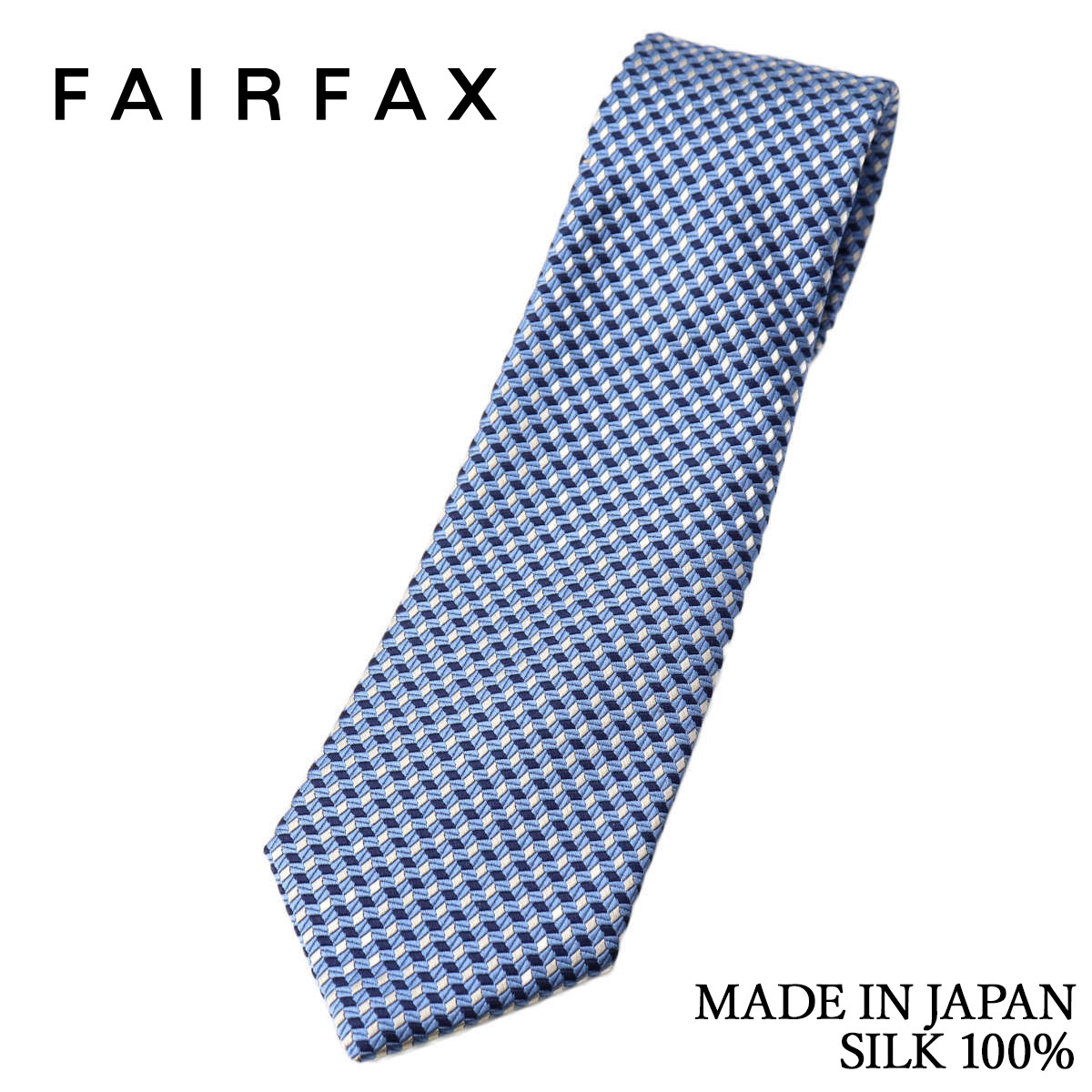 FAIRFAX（フェアファクス） ネクタイ マイクロ ジオメトリック柄