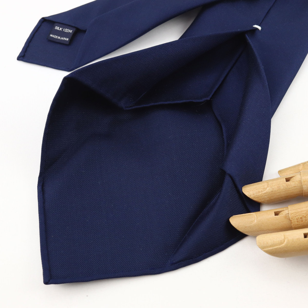 FAIRFAX（フェアファクス） ネクタイ ビジネス 究極 ネイビー 無地