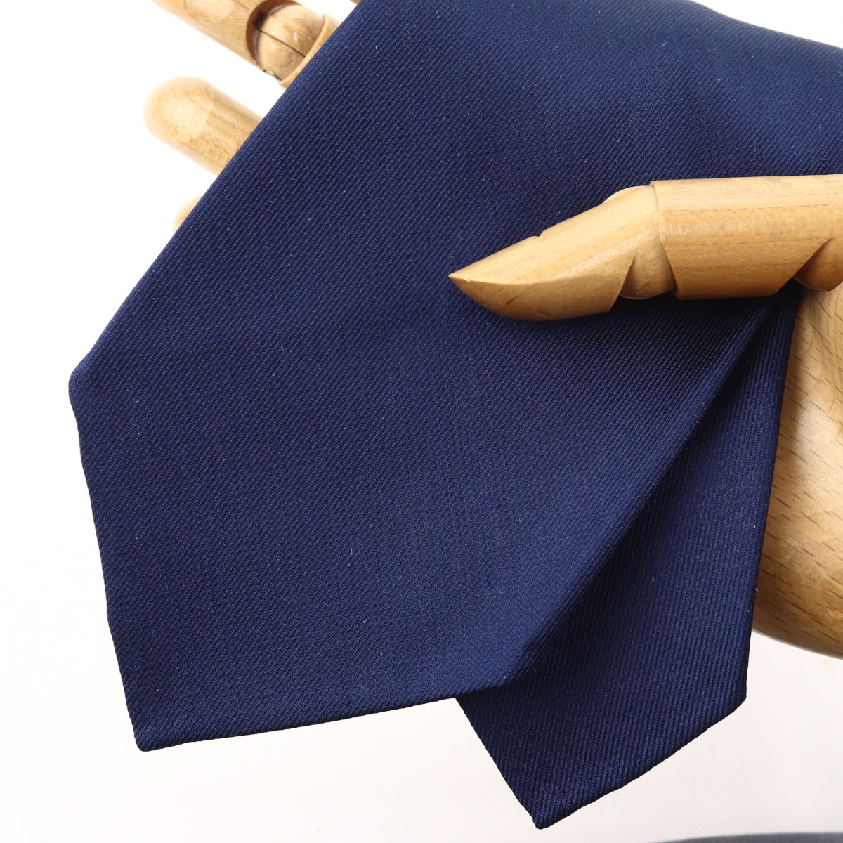 FAIRFAX（フェアファクス） ネクタイ ビジネス 究極 ネイビー 無地