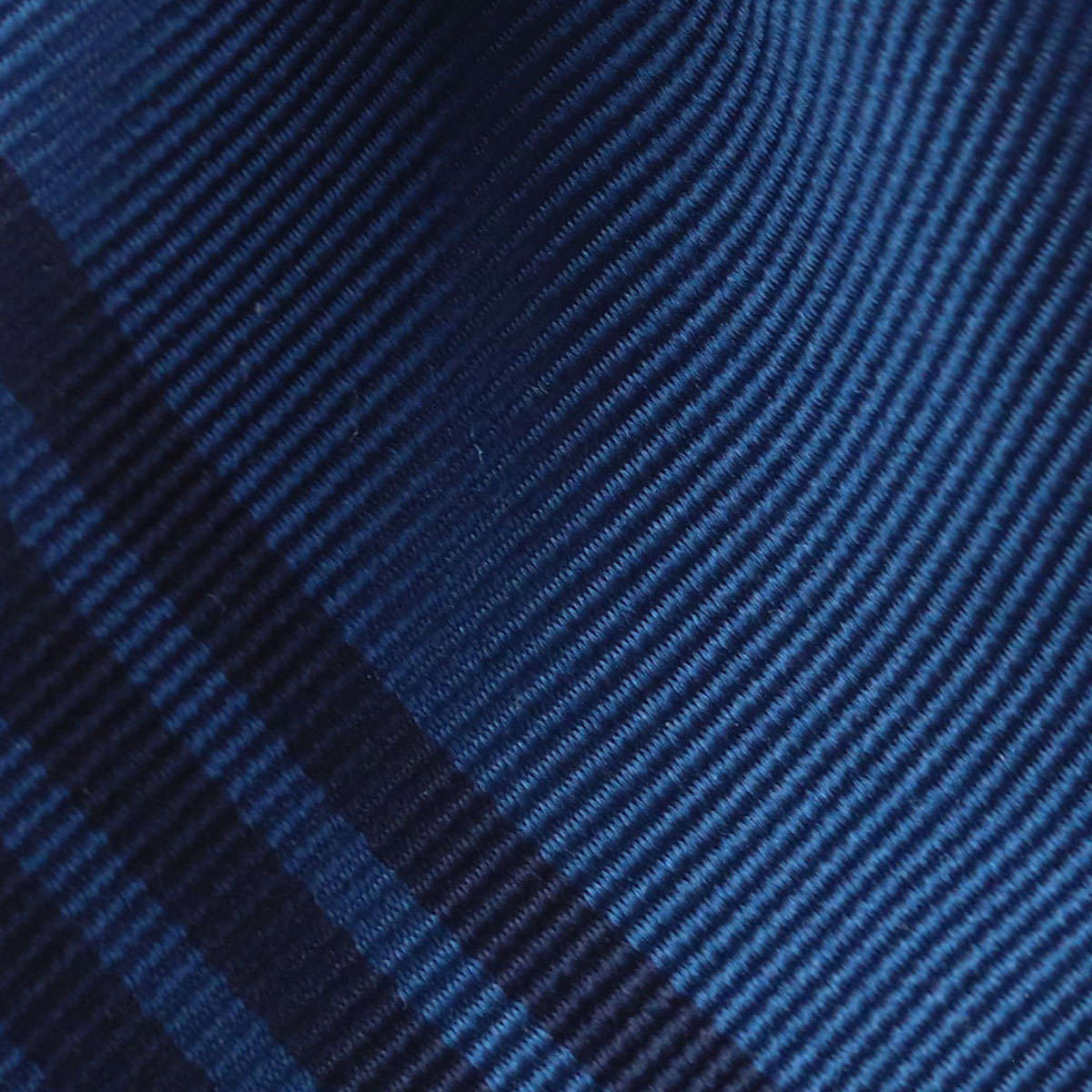 FAIRFAX（フェアファクス） ネクタイ ビジネス ストライプ ブルー 濃い