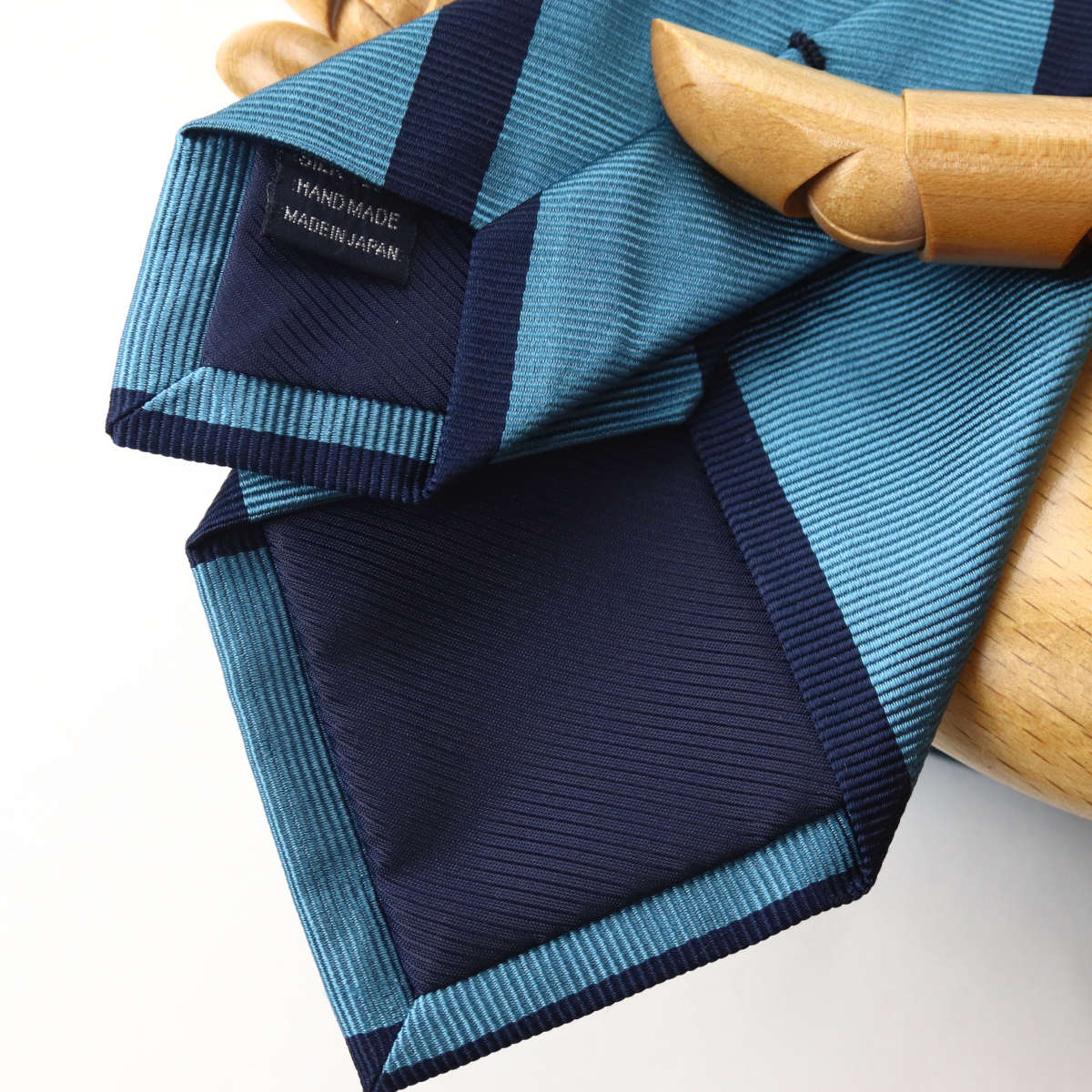 FAIRFAX（フェアファクス） ネクタイ プレーン ストライプ ブルー
