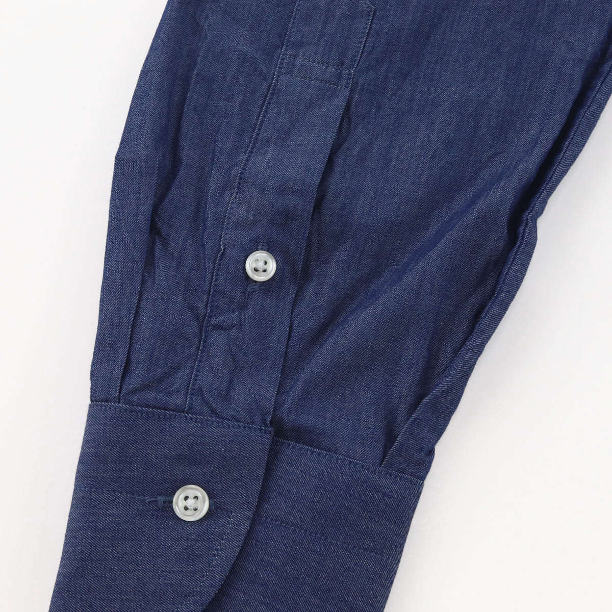 FAIRFAX（フェアファクス） ワイシャツ ワイドカラー デニム ネイビー
