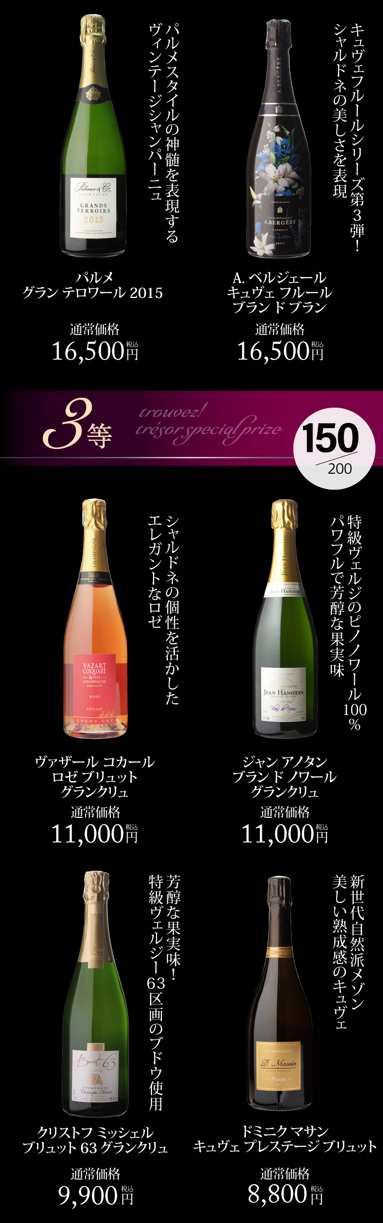 高級 シャンパンを探せ スペシャル シャンパンくじ ジャック