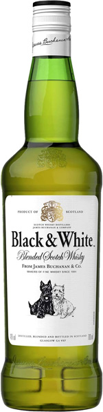 ブラック＆ホワイト ブレンデッドスコッチウイスキー 40度 700ml