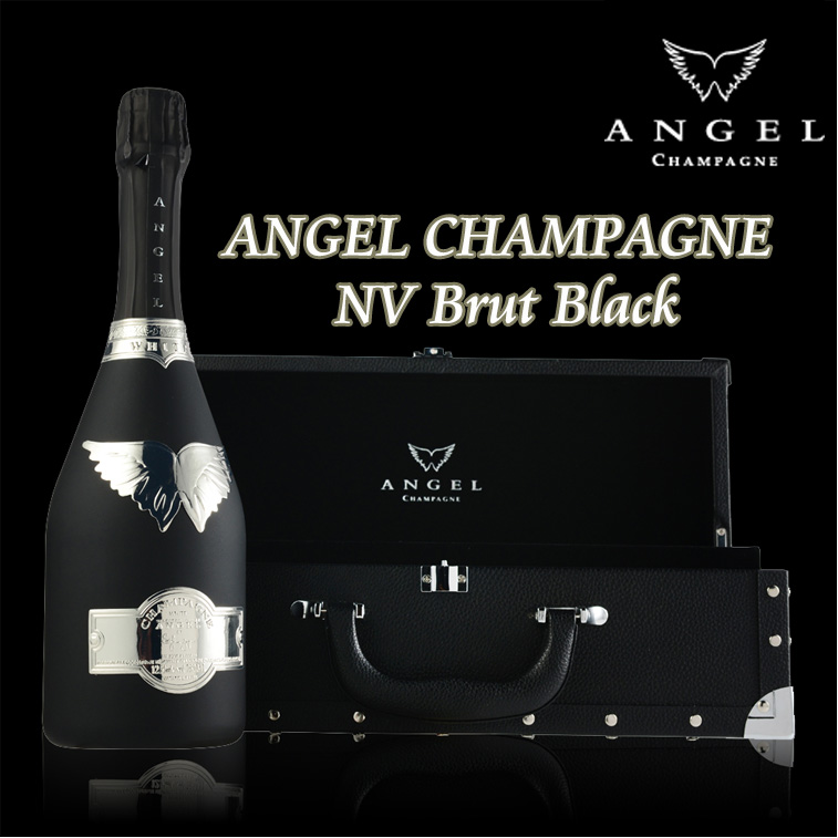 スノーブルー ANGEL CHAMPAGNE NV Brut Black 新品未開封箱付き