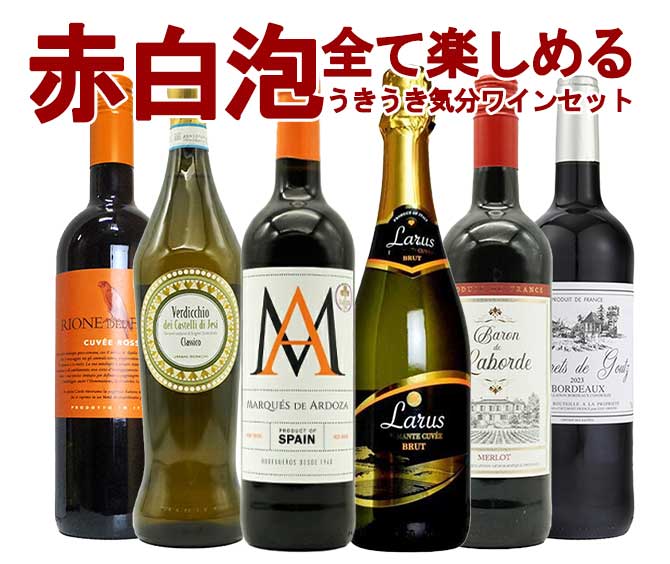 ワインセット 極上の味わい＆価格に超自信あり！毎日の食卓に！赤・白