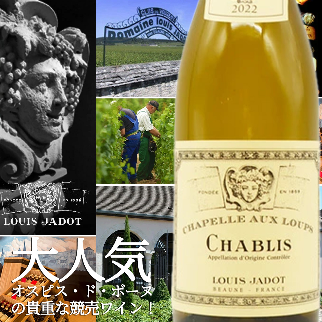 シャブリ シャペル オー ルー 旧セリエ ド ラ サブリエール 2023 ルイ ジャド 白ワイン フランスワイン