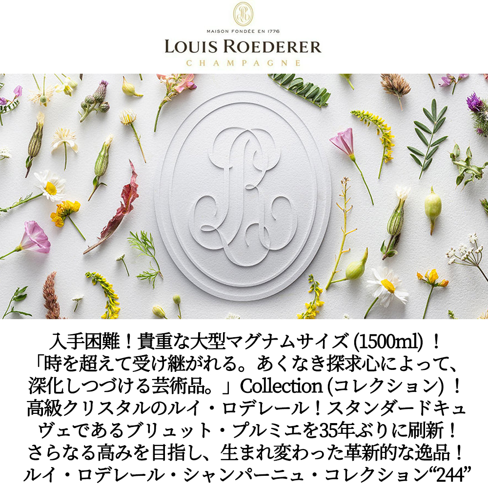 大型マグナム】【箱入】ルイ ロデレール シャンパーニュ