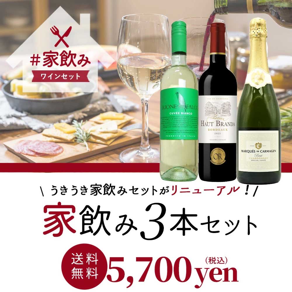 送料無料】高級ボルドー金賞入 赤ワイン 白ワイン スパークリング 家