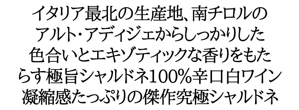 カルク シャルドネ 2020年 ナルス・マルグライド 750ml （イタリア 白