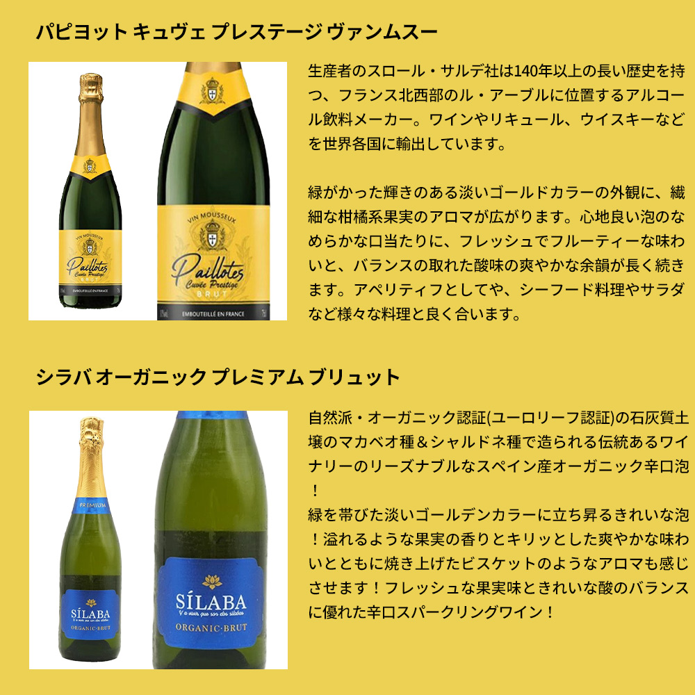 最強スパークリングワインセット 泡三昧！辛口スパークリングワイン9本