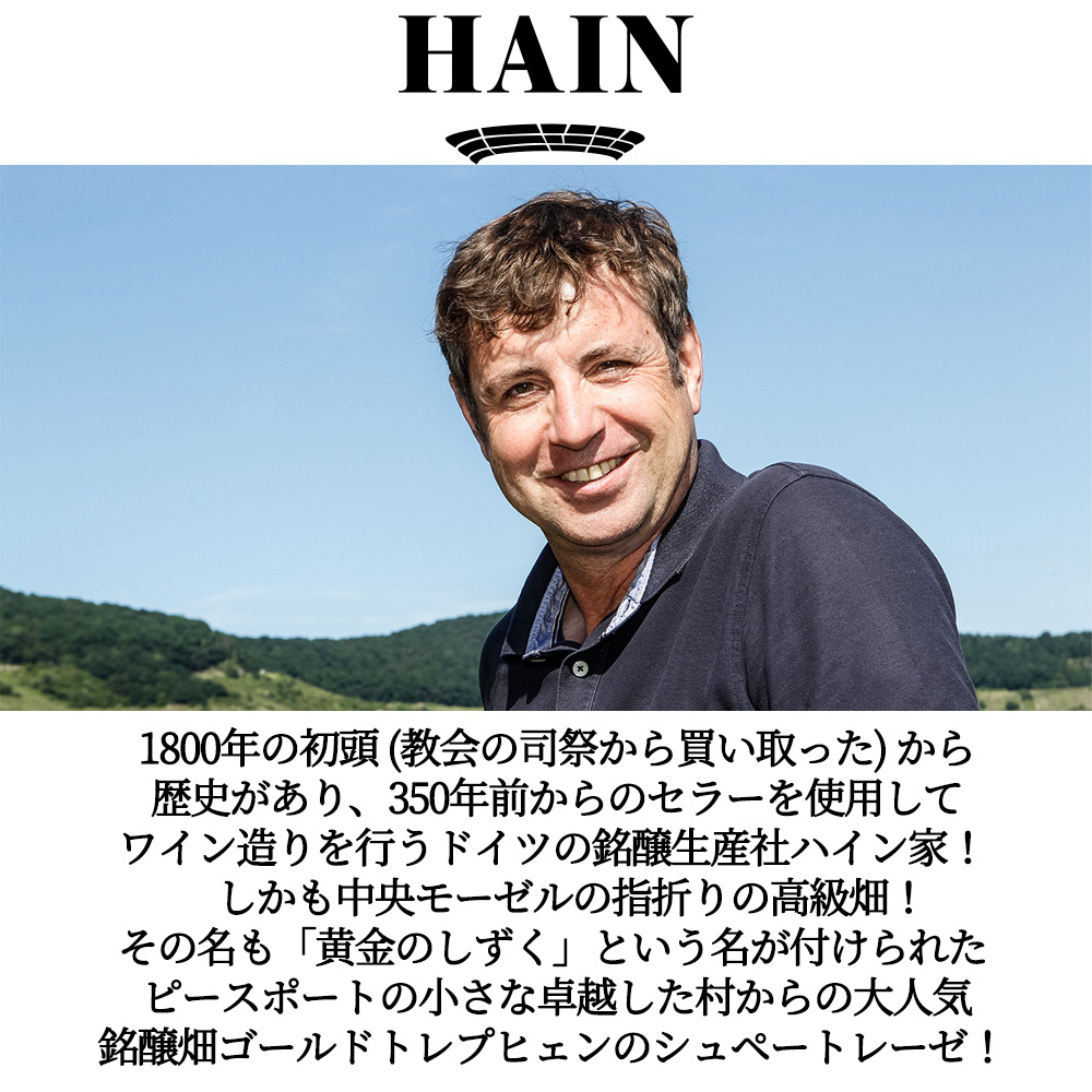 ピースポーター ゴールドトレプヒェン リースリング シュペートレーゼ