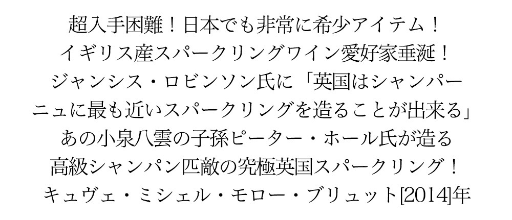 ブレイキー ボトム キュヴェ ミシェル モロー ブリュット 2014