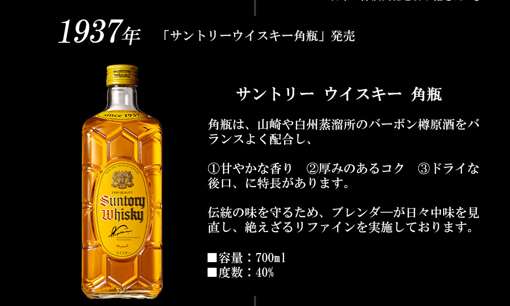 正規品】SUNTORY'S WHISKY 4本セット サントリー角瓶 サントリー