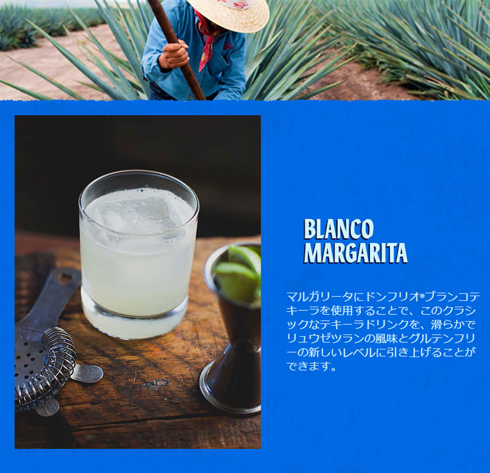 正規品】ドン フリオ ブランコ テキーラ 750ml 38％ 正規品 メキシコ