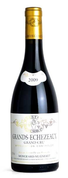 エシェゾー、Grand Cru 2009 750ml 空き瓶 グラン・エシェゾー グラン・クリュ 2009年 ドメーヌ・モンジャール